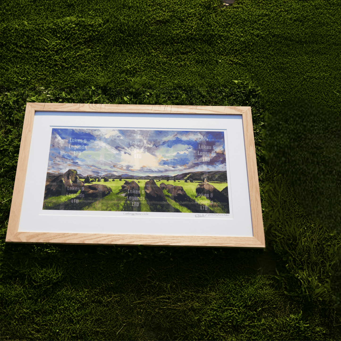 Castle Rigg Stones Framed Print