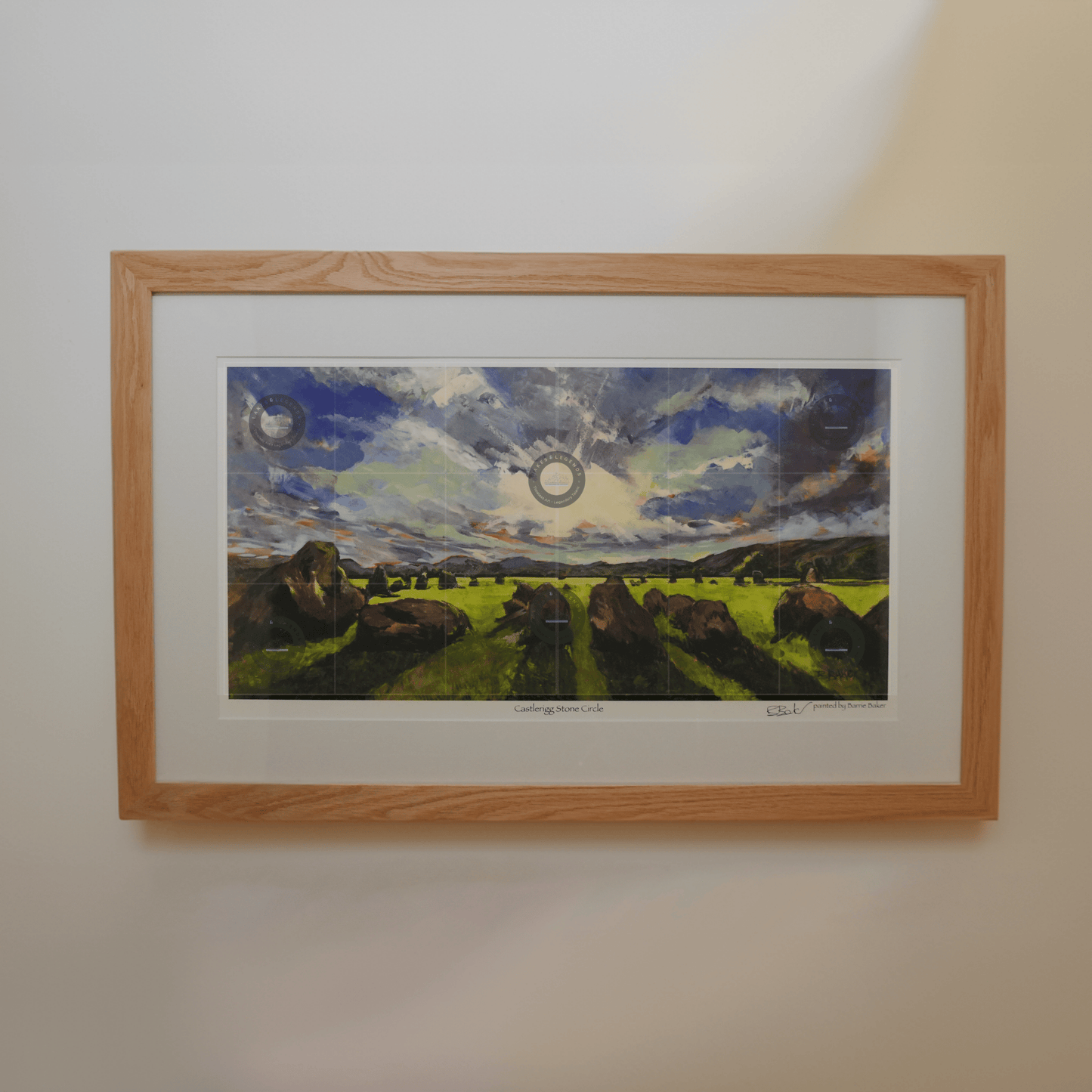 Castle Rigg Stones Framed Print