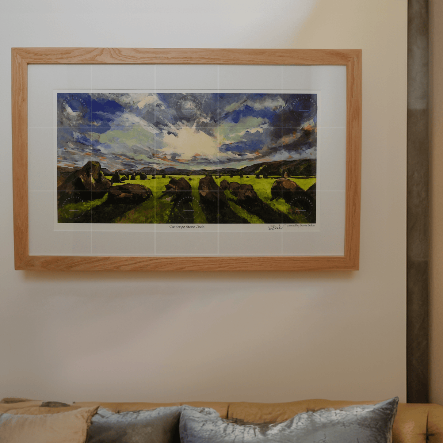 Castle Rigg Stones Framed Print