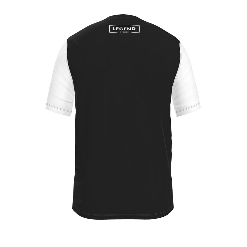 Legend Atelier: Liam Gallagher Printed T-Shirt Black & White Combo