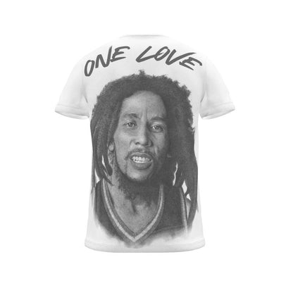One Love Limited Edition: Bob Marley White T-Shirt
